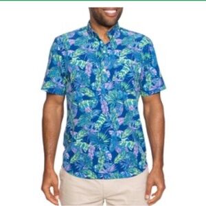 Chubbies King‎ Of The Jungle Print Popover Shirt Size Large